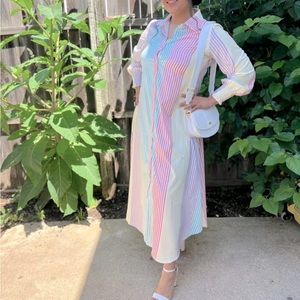 XL button down dress